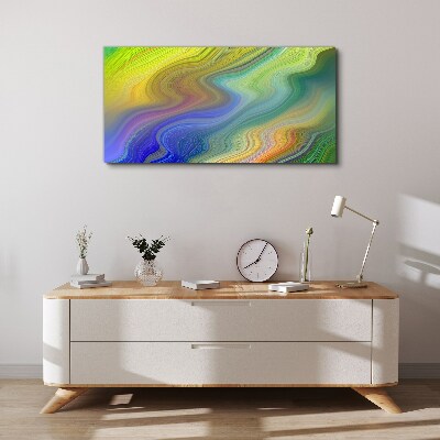 Colorful swirl of abstraction Canvas Wall art