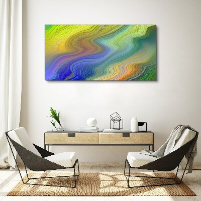Colorful swirl of abstraction Canvas Wall art