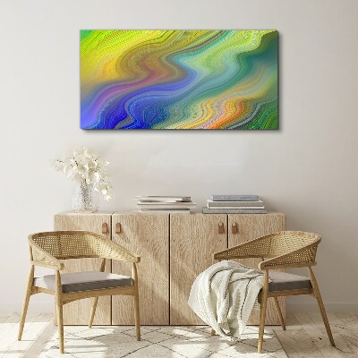 Colorful swirl of abstraction Canvas Wall art