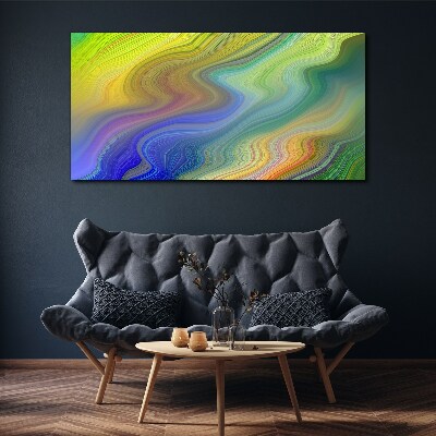Colorful swirl of abstraction Canvas Wall art