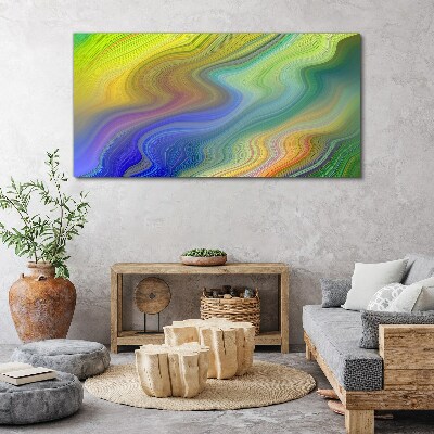Colorful swirl of abstraction Canvas Wall art