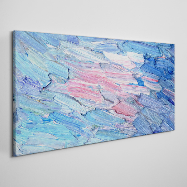 Pastel waves Canvas Wall art