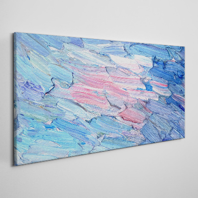 Pastel waves Canvas Wall art