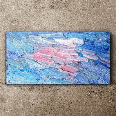Pastel waves Canvas Wall art