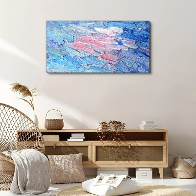 Pastel waves Canvas Wall art