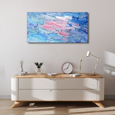 Pastel waves Canvas Wall art
