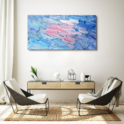 Pastel waves Canvas Wall art