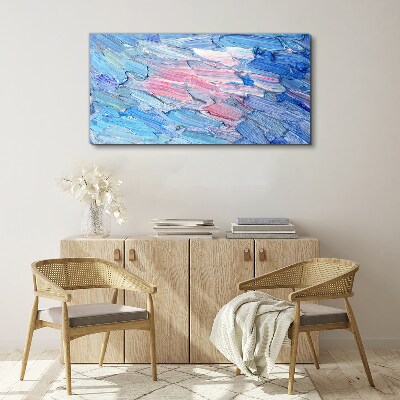 Pastel waves Canvas Wall art