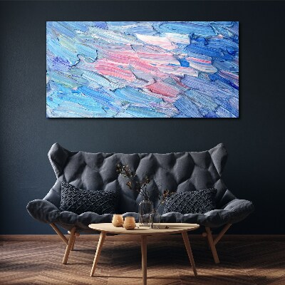 Pastel waves Canvas Wall art