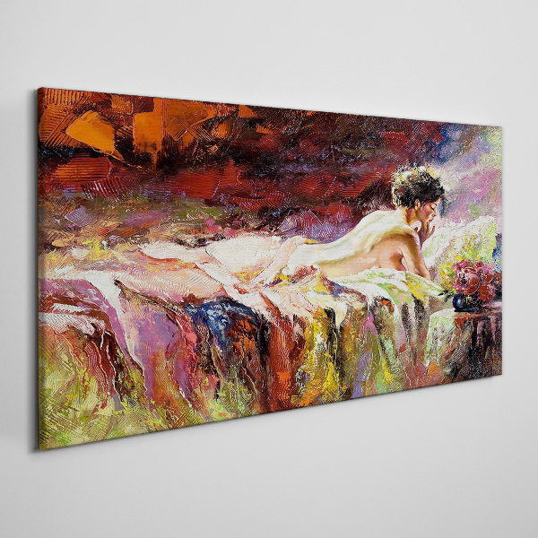Intimacy in color Canvas Wall art