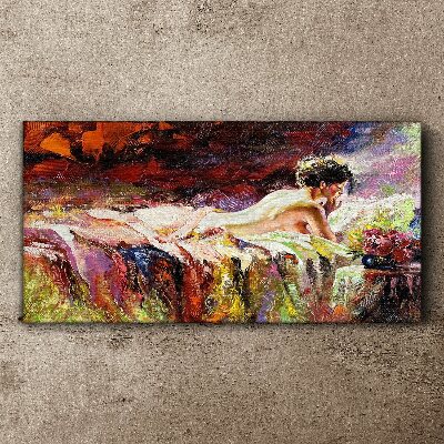 Intimacy in color Canvas Wall art