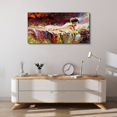Intimacy in color Canvas Wall art