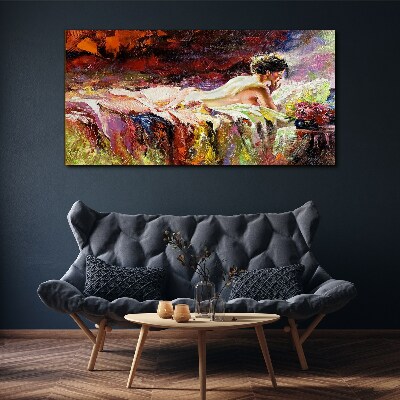 Intimacy in color Canvas Wall art