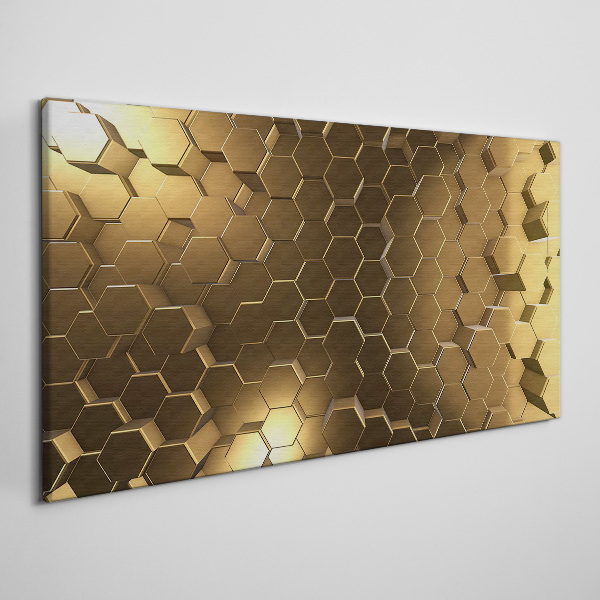 Hexagons Canvas Wall art