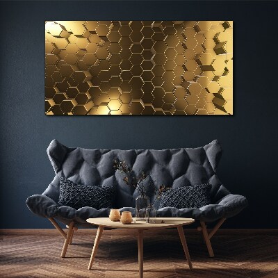 Hexagons Canvas Wall art