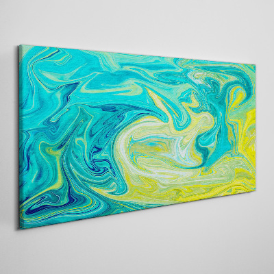 Ocean swirls of colors Canvas Wall art