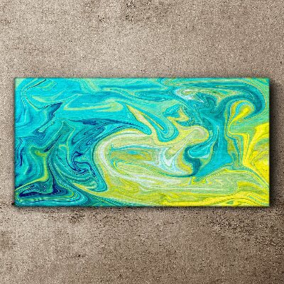 Ocean swirls of colors Canvas Wall art