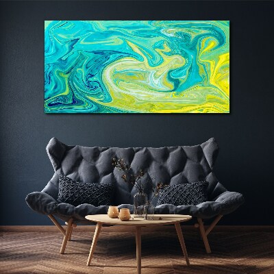 Ocean swirls of colors Canvas Wall art