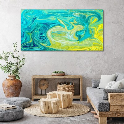 Ocean swirls of colors Canvas Wall art