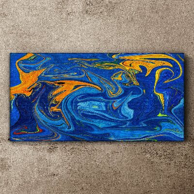 Oceanic Swirls of Color Canvas Wall art