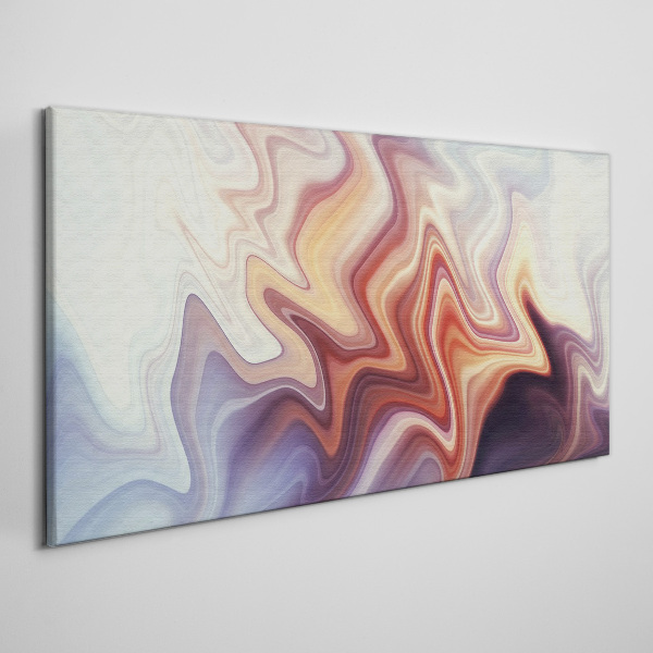 Waves of colorful abstraction Canvas Wall art