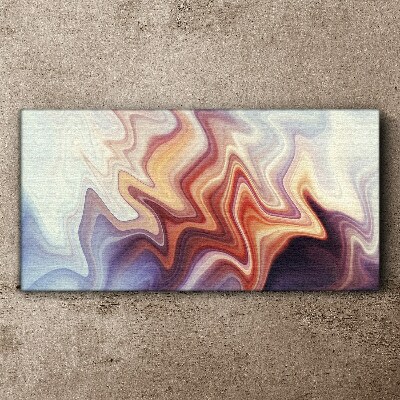 Waves of colorful abstraction Canvas Wall art