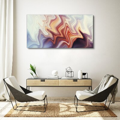 Waves of colorful abstraction Canvas Wall art
