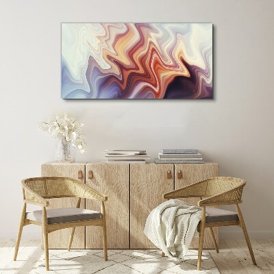 Waves of colorful abstraction Canvas Wall art