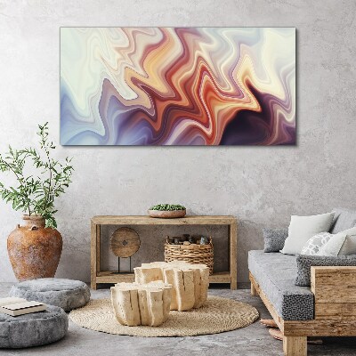 Waves of colorful abstraction Canvas Wall art