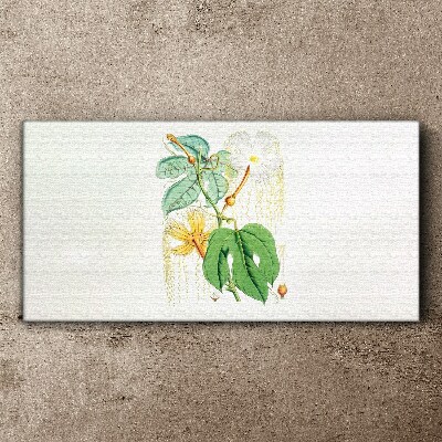 Floral motif in pastel colors Canvas Wall art