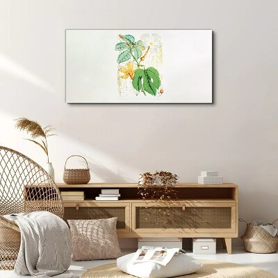 Floral motif in pastel colors Canvas Wall art
