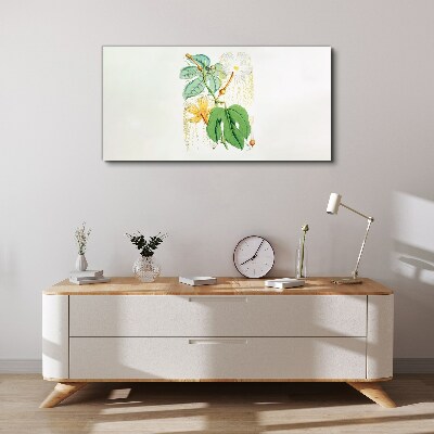 Floral motif in pastel colors Canvas Wall art