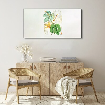 Abstract flowers Canvas Wall art