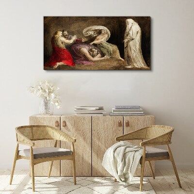 A ghost in the face of tragedy Canvas Wall art
