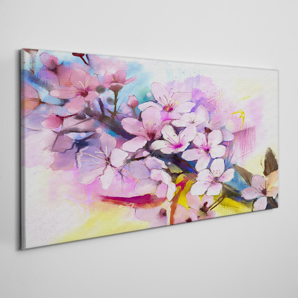 Floral explosion of colors Canvas Wall art