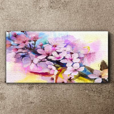 Floral explosion of colors Canvas Wall art