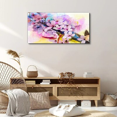 Floral explosion of colors Canvas Wall art