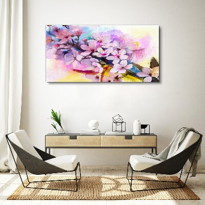 Floral explosion of colors Canvas Wall art