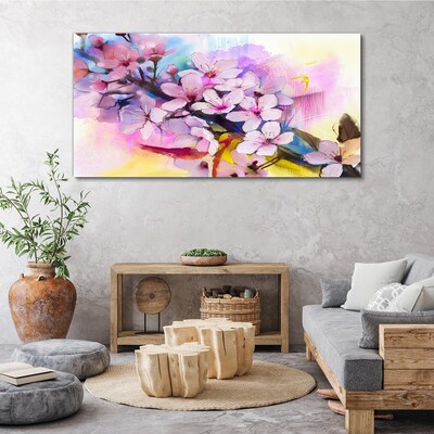 Floral explosion of colors Canvas Wall art