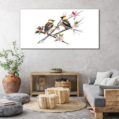 Abstract flowers animals Canvas Wall art