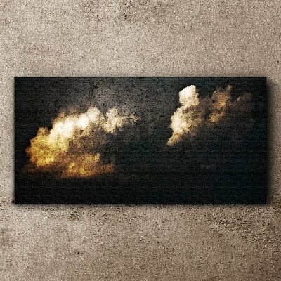 Abstraction clouds Canvas Wall art