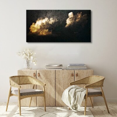 Abstraction clouds Canvas Wall art