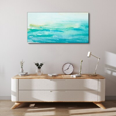 Calm Shades of the Sea Canvas Wall art