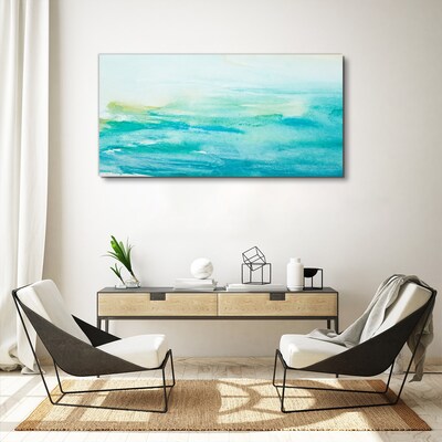 Calm Shades of the Sea Canvas Wall art