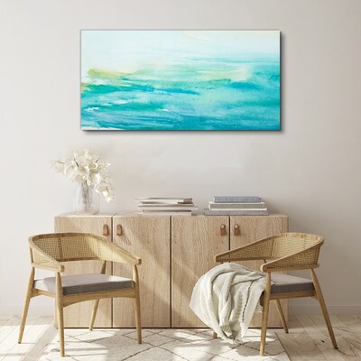 Calm Shades of the Sea Canvas Wall art