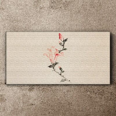 Abstract flowers Canvas Wall art