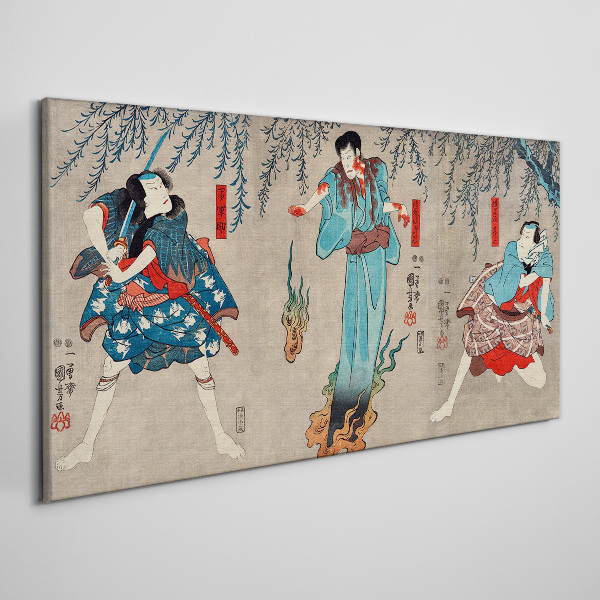 Traditional Japanese stage Canvas Wall art