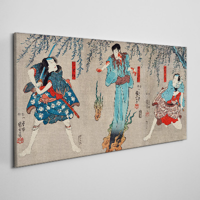 Traditional Japanese stage Canvas Wall art