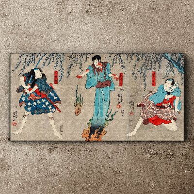 Traditional Japanese stage Canvas Wall art
