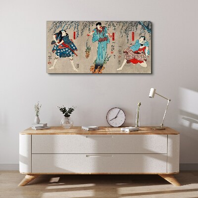 Traditional Japanese stage Canvas Wall art